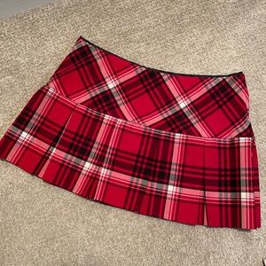 Sexy Plaid Mini Skirt